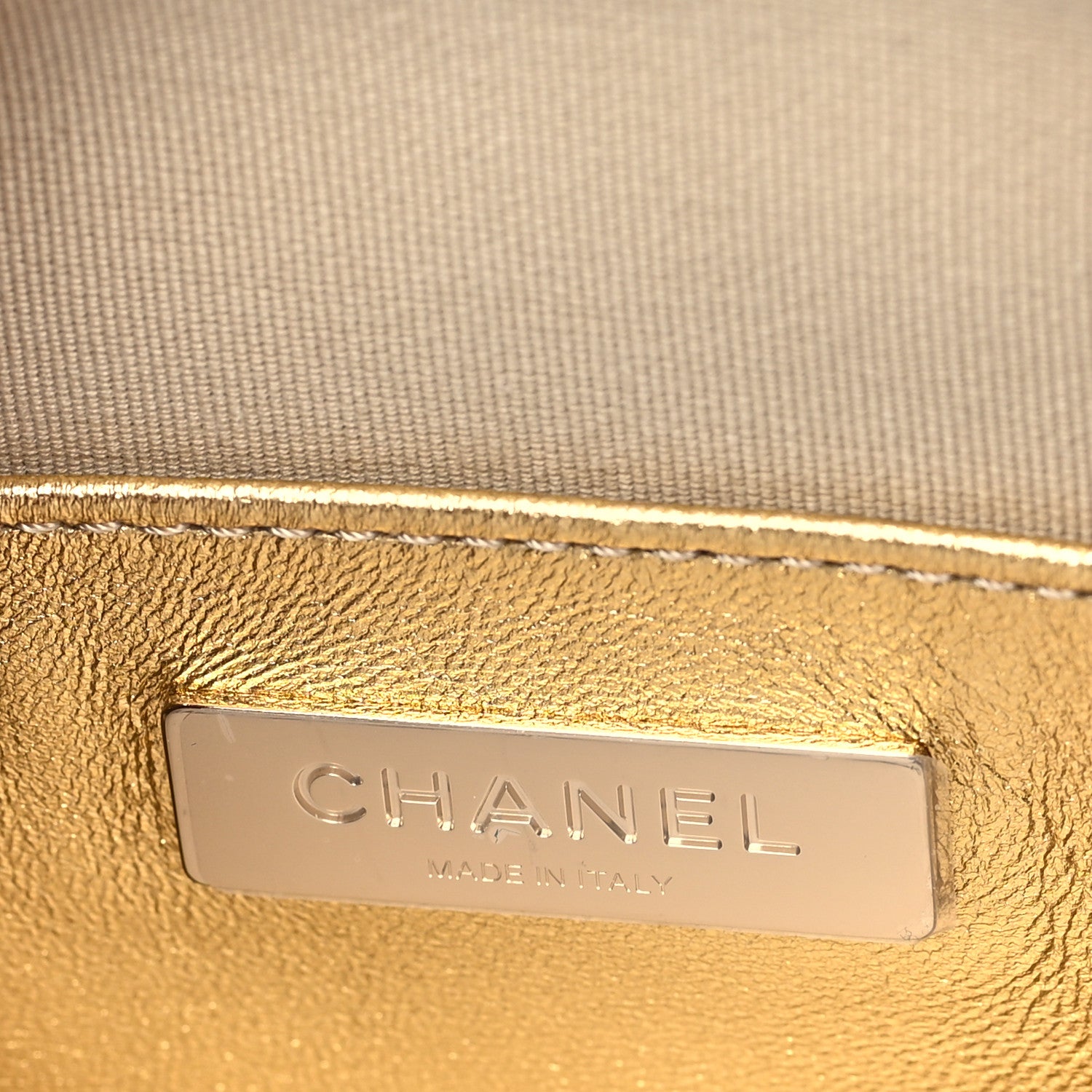 Chanel Metallic Lambskin Quilted Walk Of Fame Star Bag Gold 6 of 10