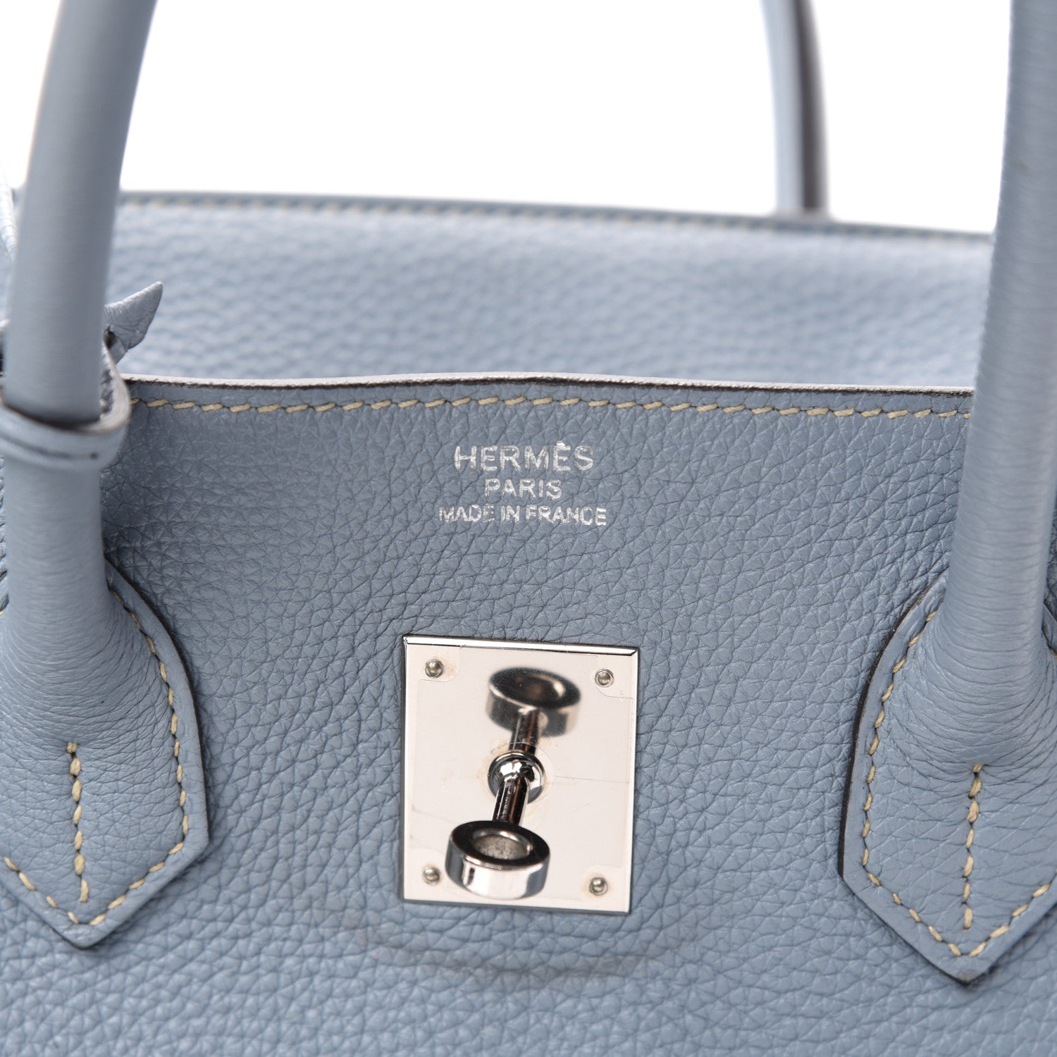 Hermes Togo Birkin 35 Bleu Lin 14 of 16