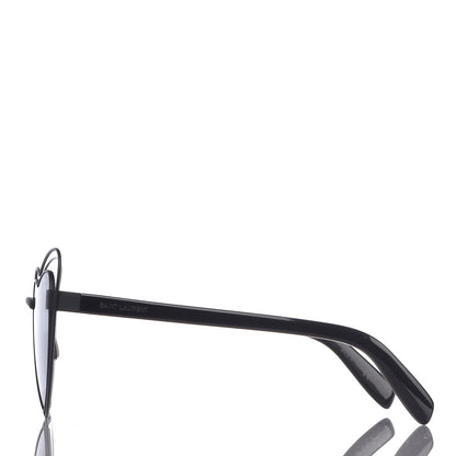 Saint Laurent Metal Loulou SL197 Sunglasses Black 2 of 7