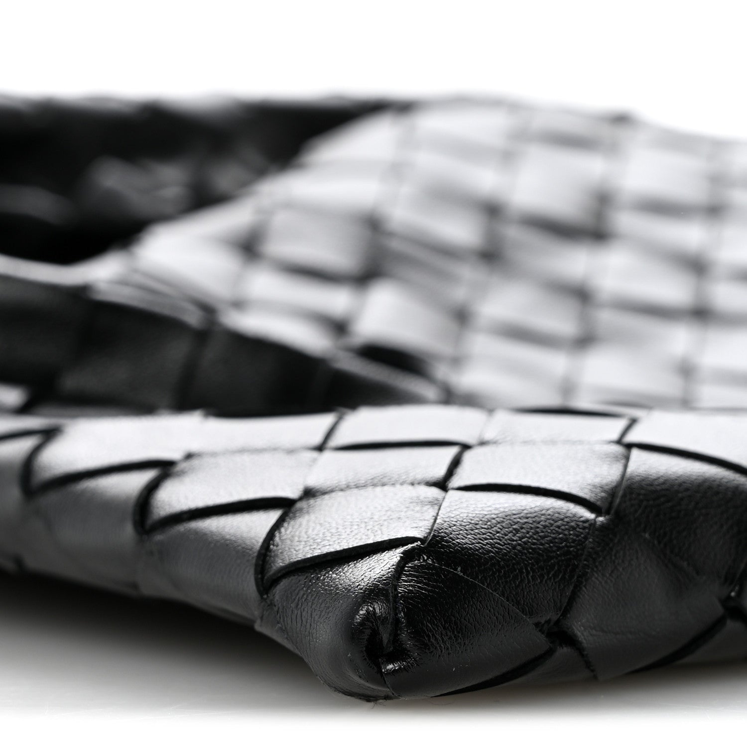 Bottega Veneta Calfskin Intrecciato Mini Hop Black 8 of 10