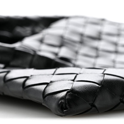 Bottega Veneta Calfskin Intrecciato Mini Hop Black 8 of 10