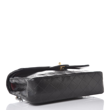Chanel Lambskin Quilted Medium Double Flap Black 4 of 15