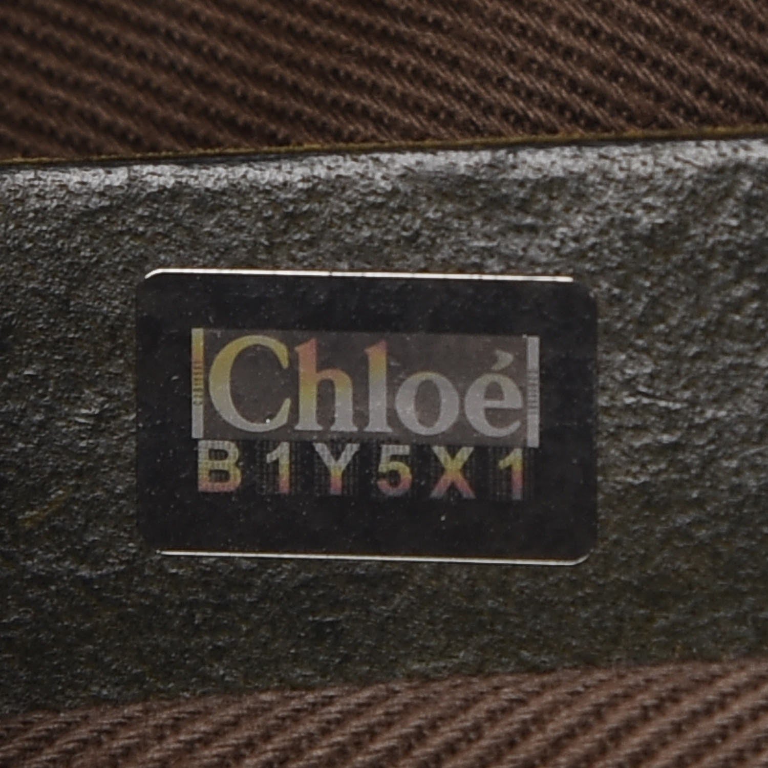 Chloe Calfskin Braided Medium Marcie Satchel Nut 7 of 9