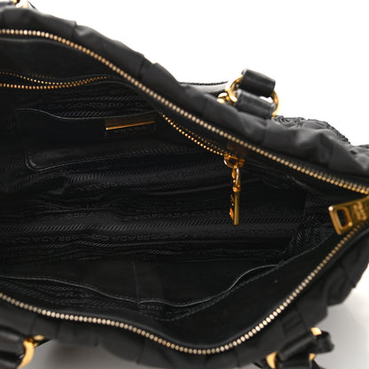 Prada Tessuto Nylon Gaufre Tote Black 4 of 8