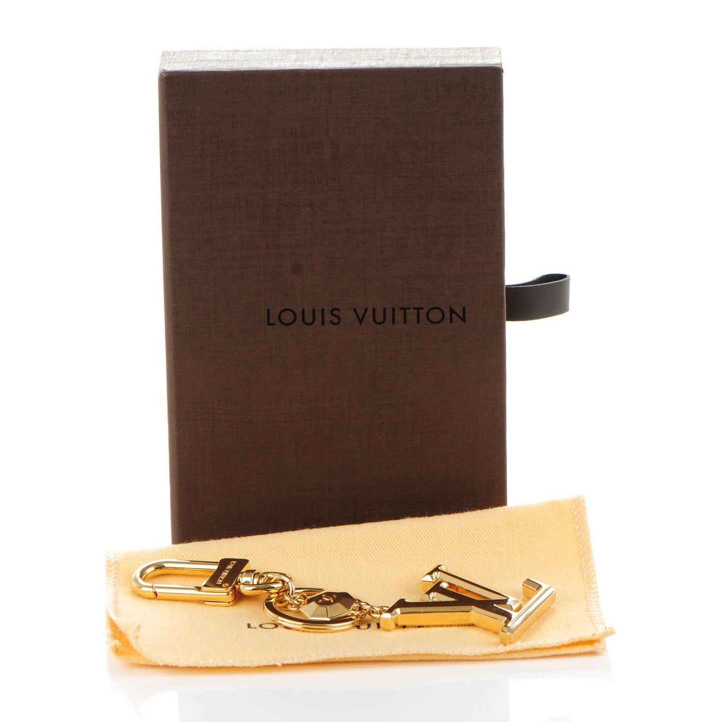 LV Facettes Key Holder Gold