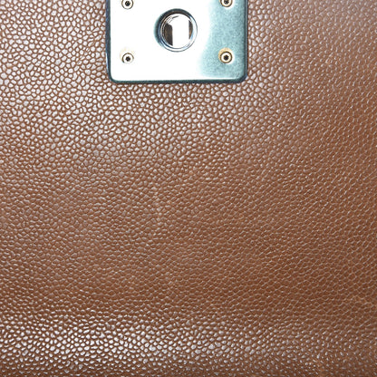 Chanel Caviar Quilted Medium Boy Flap Light Brown 13 of 14
