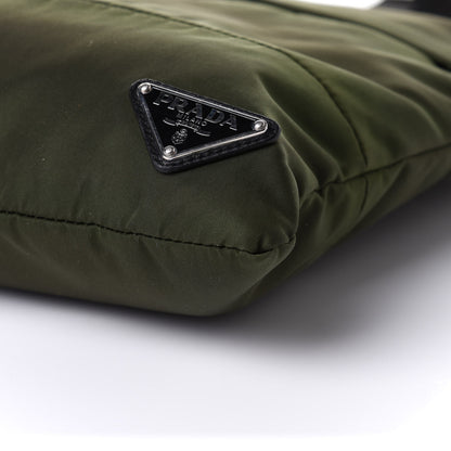 Prada Tessuto Nylon Flat Messenger Bag Militare 11 of 11