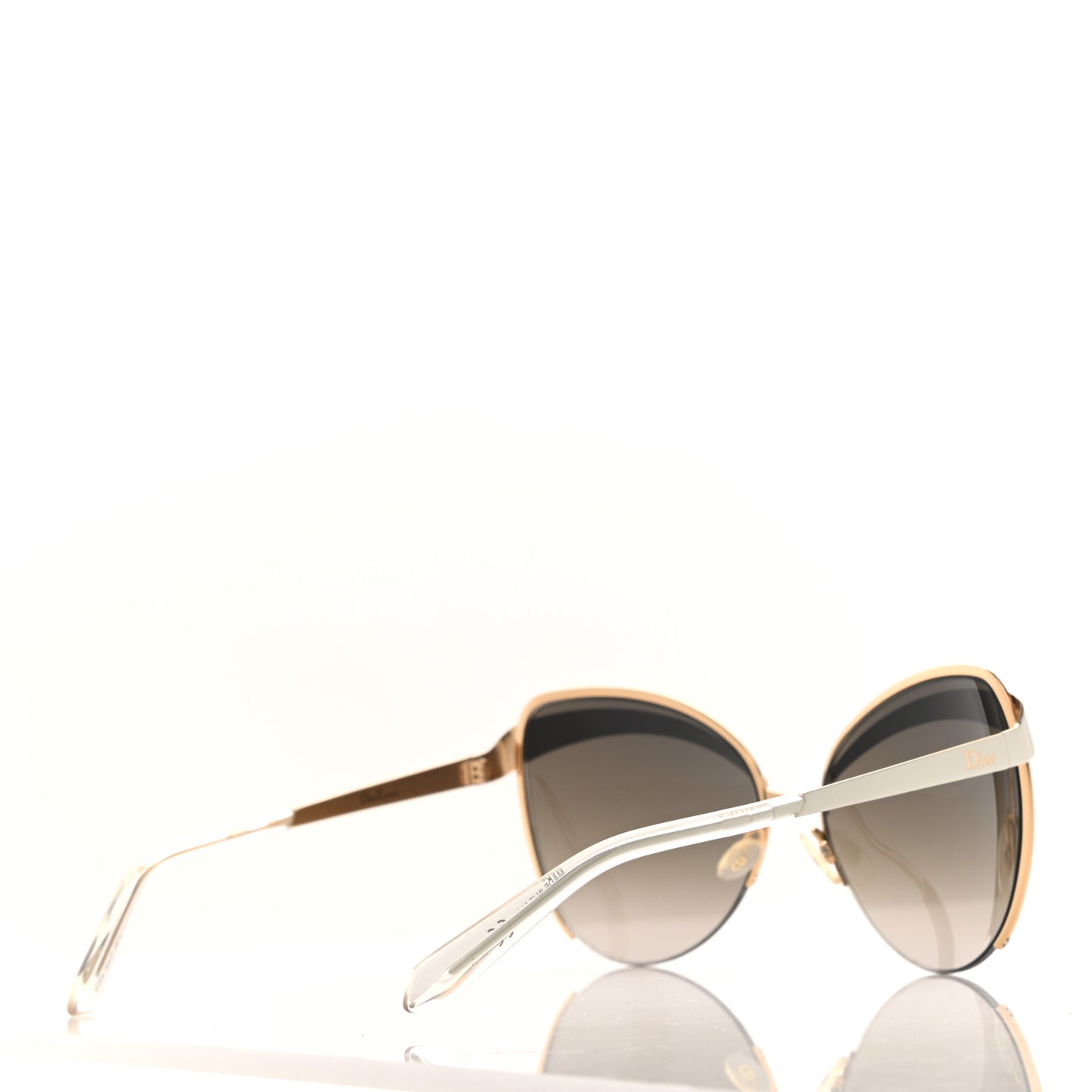Metal Butterfly Sunglasses White