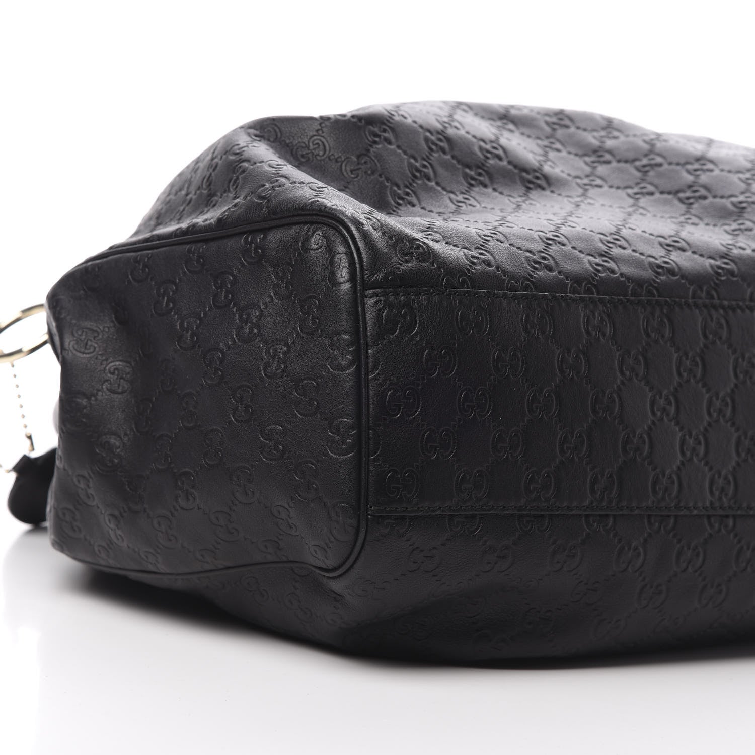 Gucci Guccissima Large Sukey Tote Black 9 of 13