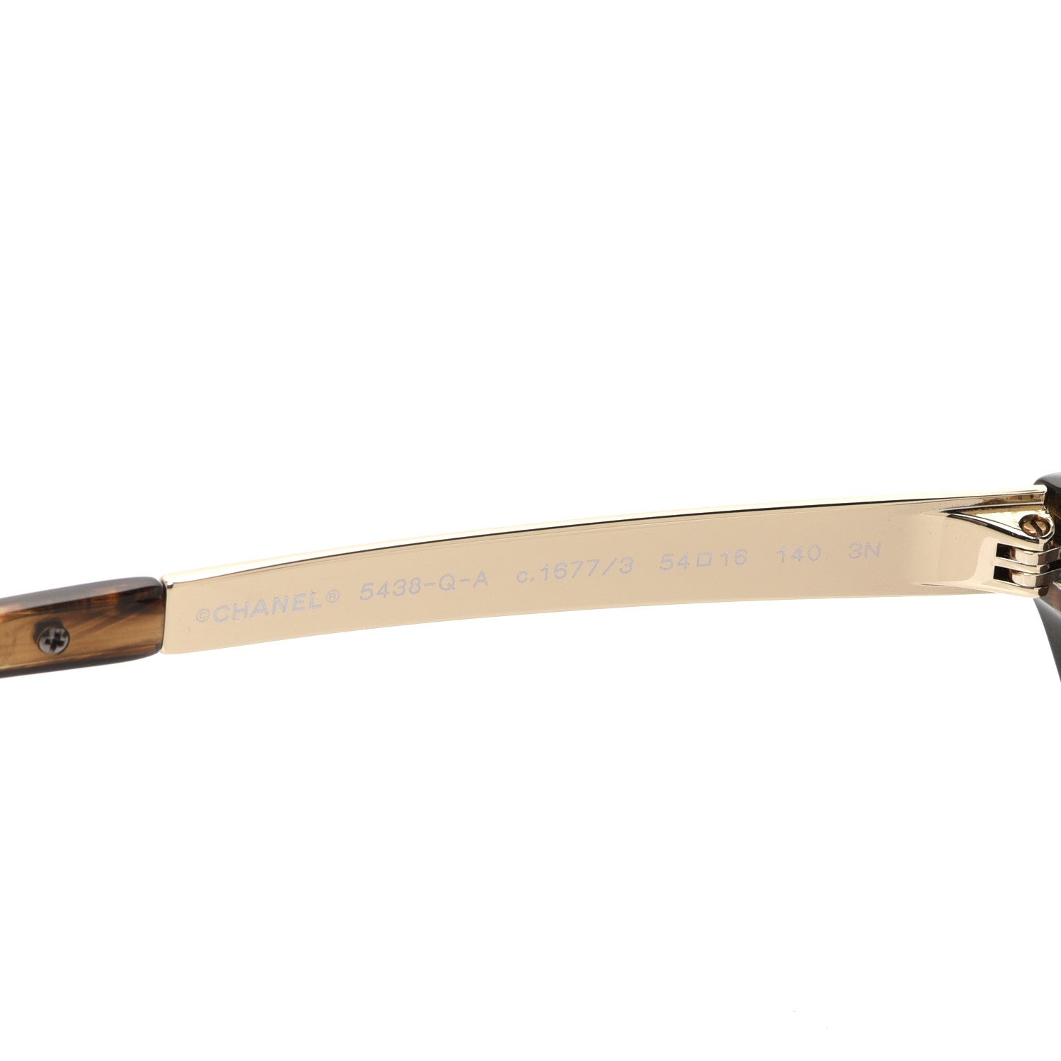 Chanel Acetate CC Cat Eye Sunglasses 5438-Q Tortoise 5 of 7