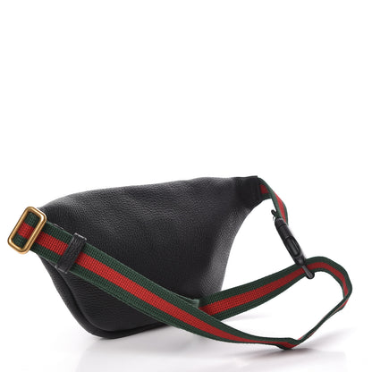 Gucci Grained Calfskin Small Logo Belt Bag Black 3 of 11