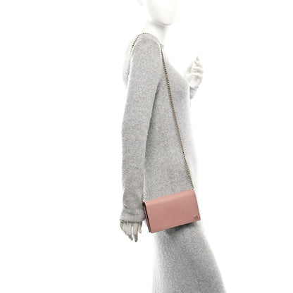 Gucci Dollar Calfskin Medium Betty Chain Wallet Soft Pink 2 of 11