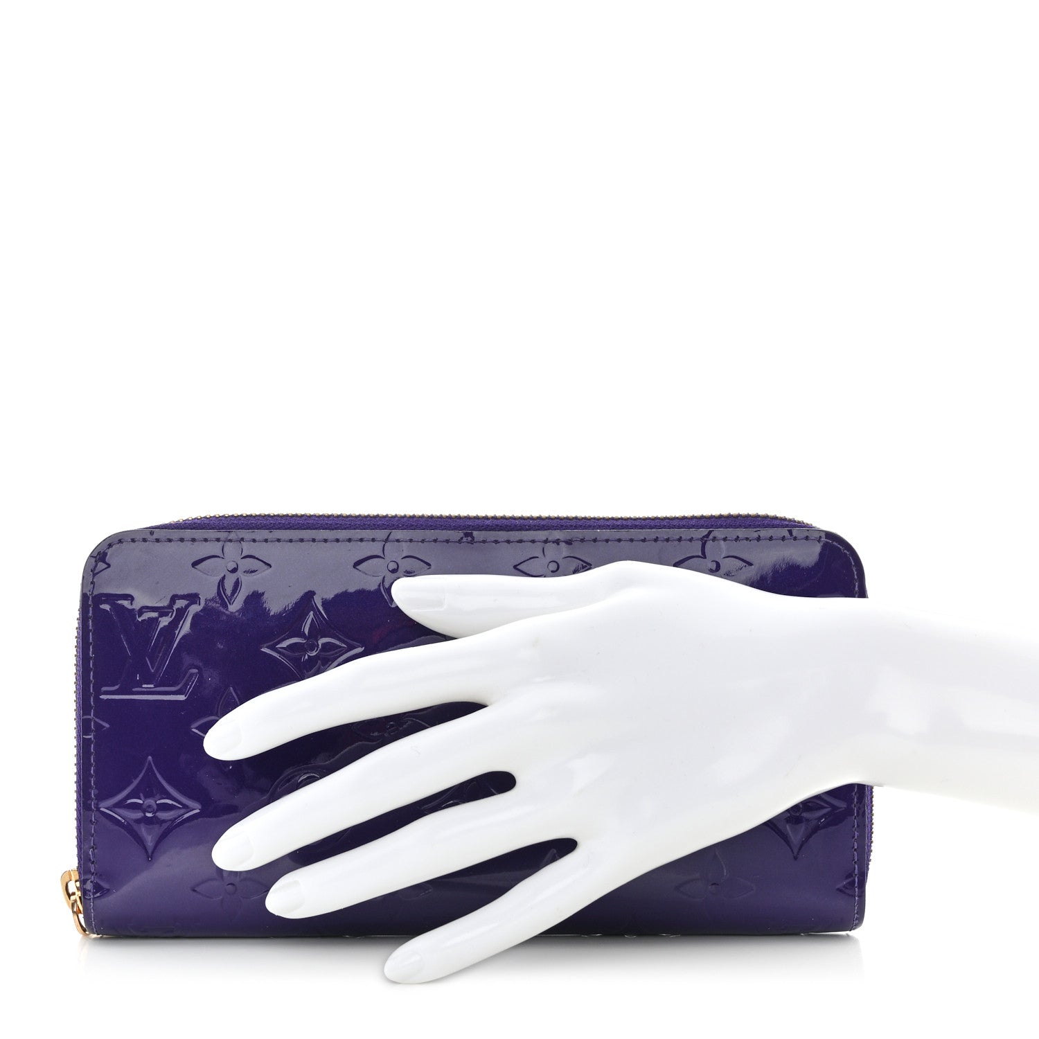 Louis Vuitton Vernis Zippy Wallet Blueberry 2 of 12