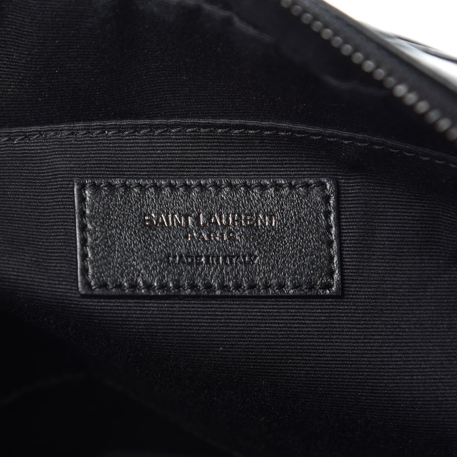 Saint Laurent Calfskin Matelasse Monogram Lou Camera Bag Black 6 of 10