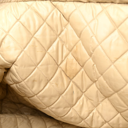 Chanel Nylon Quilted Medium Coco Cocoon Reversible Tote Khaki 8 of 15