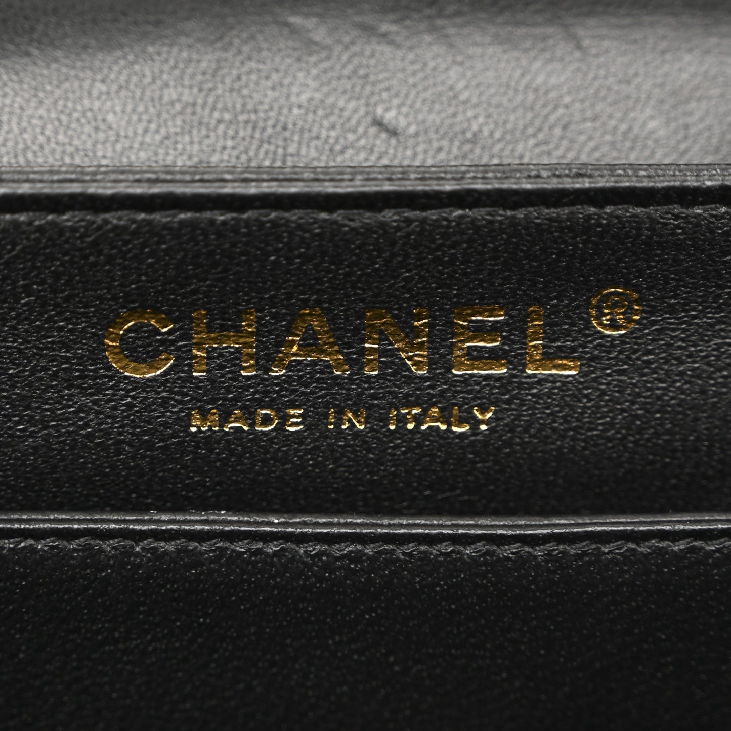 Suede Quilted Crystal Pearl CC Flap Black