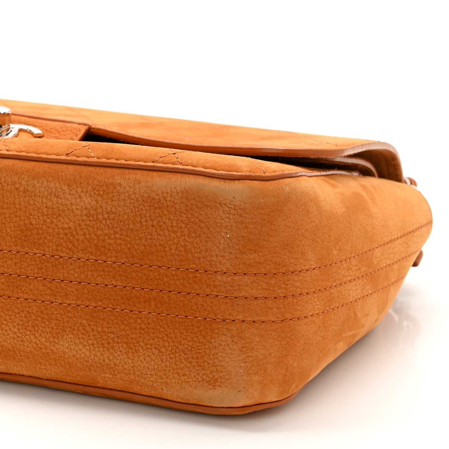 Nubuck Bull Jumbo Double Flap Camel