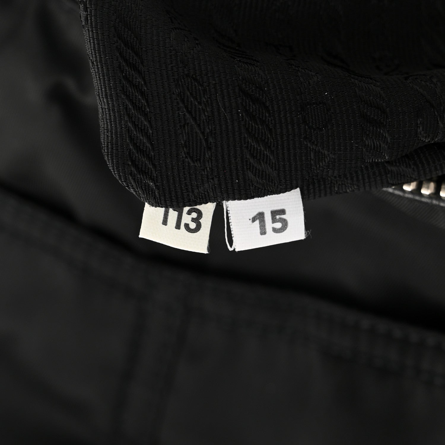 Prada Tessuto Nylon Buffalo Shoulder Bag Black 7 of 10
