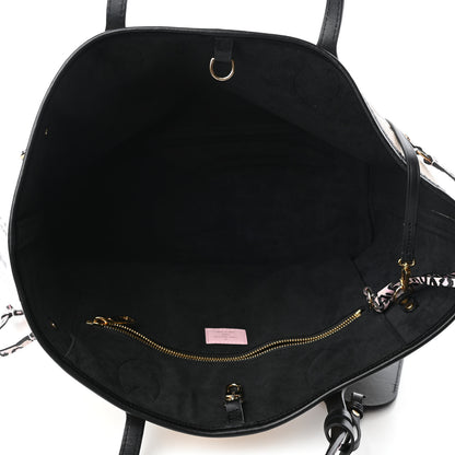Louis Vuitton Empreinte Monogram Giant Wild At Heart Neverfull MM Creme 4 of 4