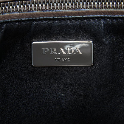 Prada Glace Calf Twin Pocket Tote Argilla 6 of 10