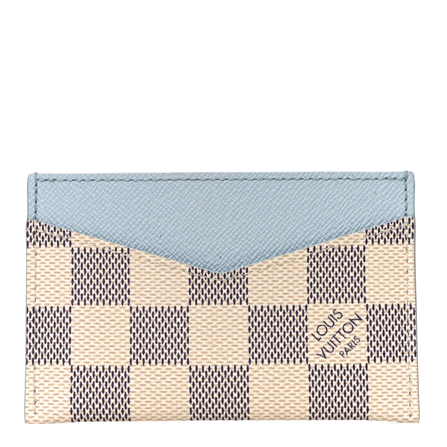 Louis Vuitton Damier Azur Daily Card Holder Olympe Blue 1 of 10
