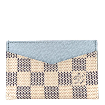 Louis Vuitton Damier Azur Daily Card Holder Olympe Blue 1 of 10
