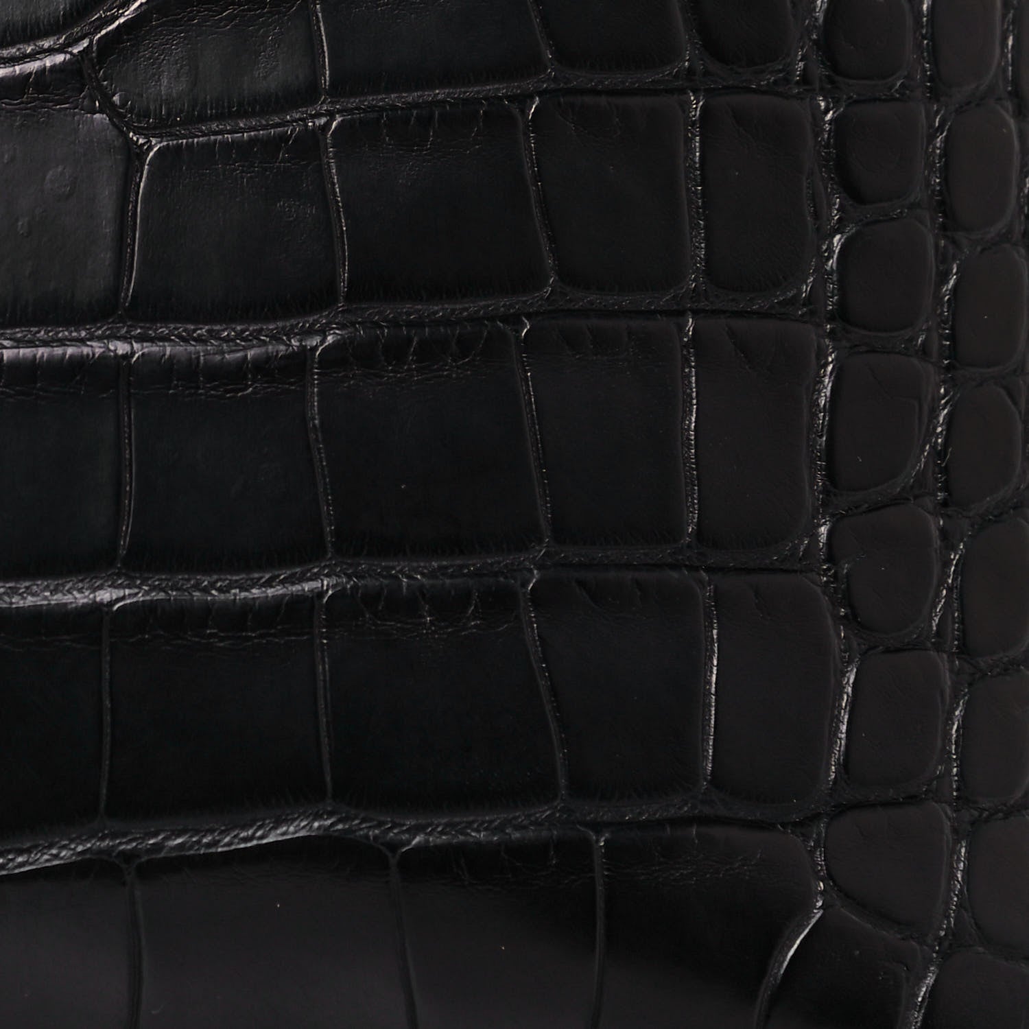 Hermes Matte Alligator Bolide Mini 1923 Black 6 of 11