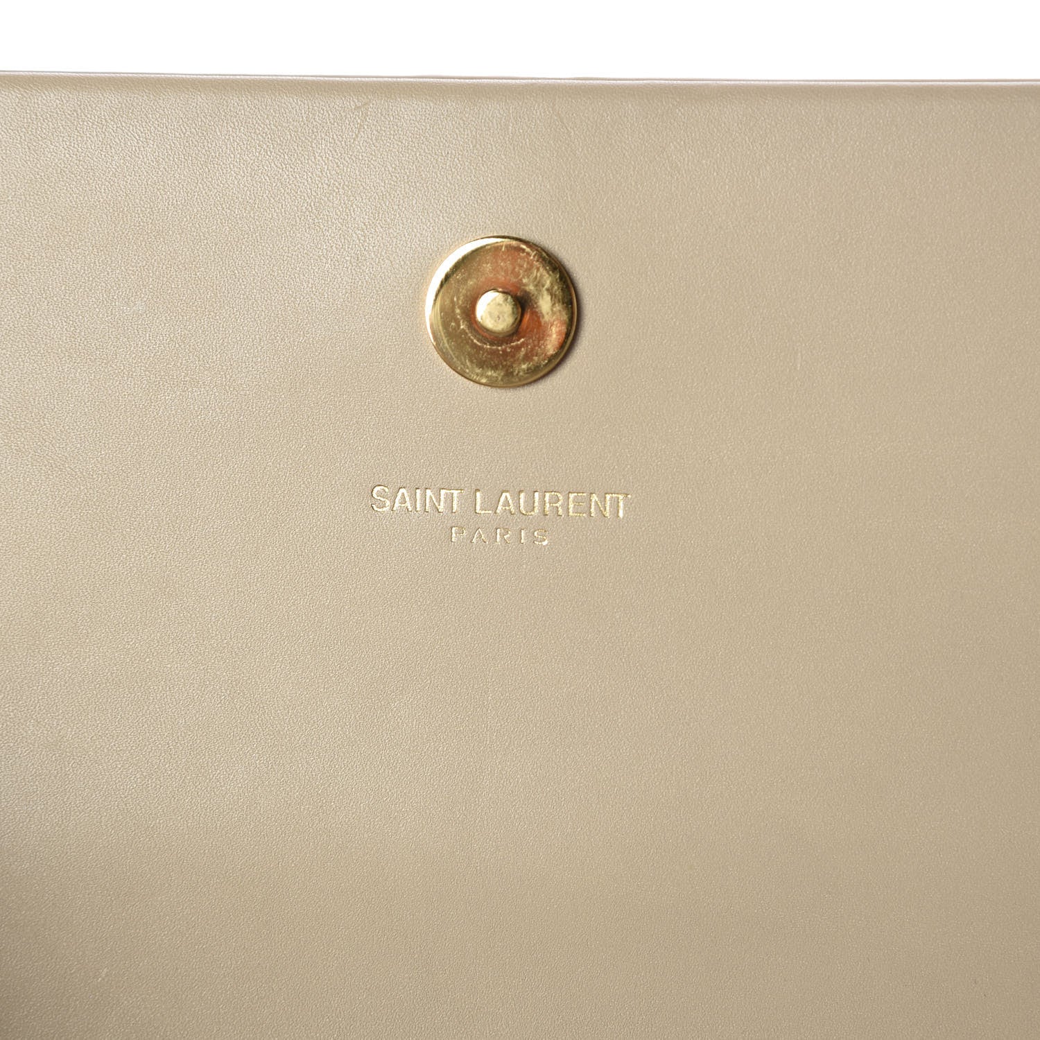 Saint Laurent Calfskin Classic Monogram Tassel Clutch Lino 6 of 7