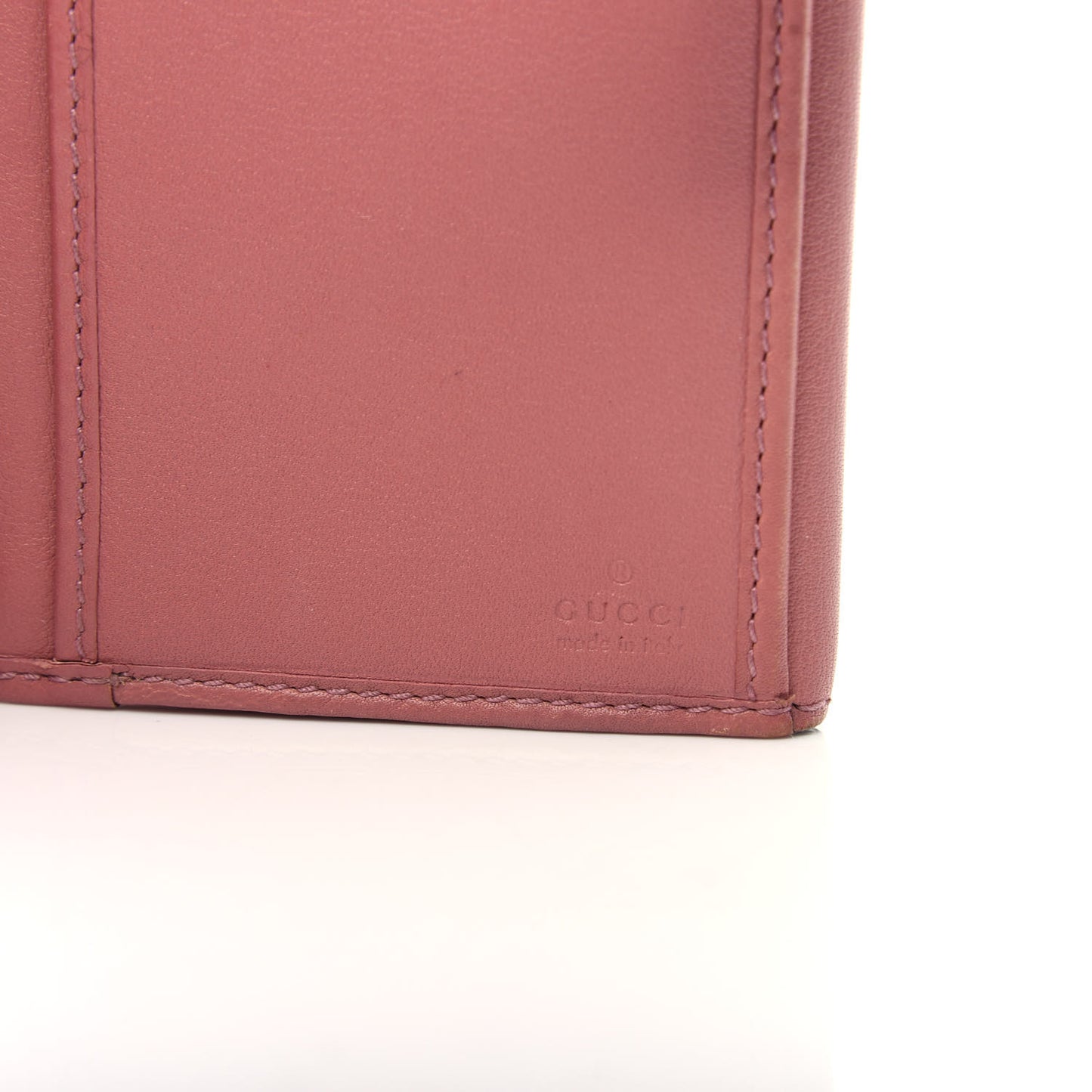 Monogram Heart Continental Wallet Pink