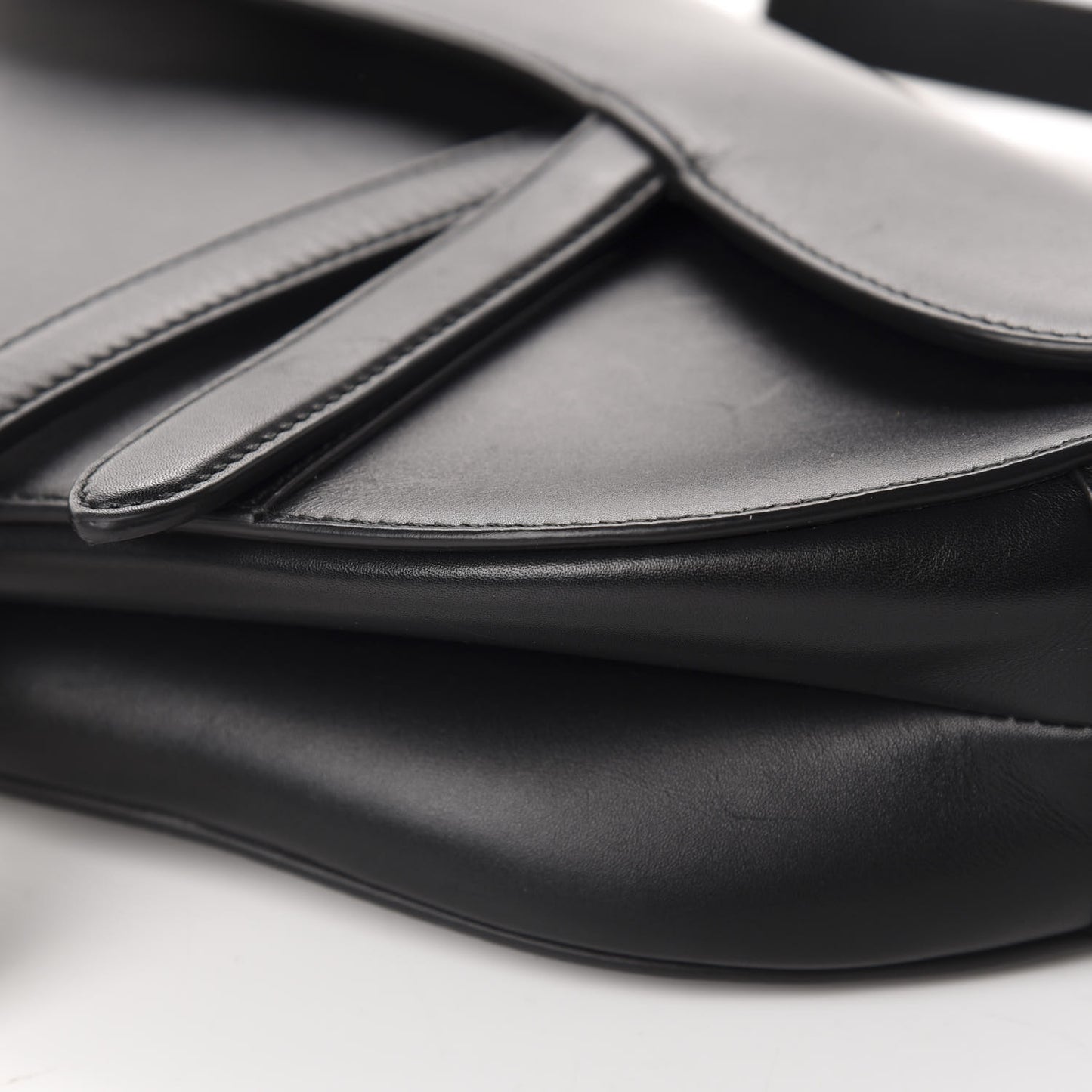 Calfskin Saddle Bag Black
