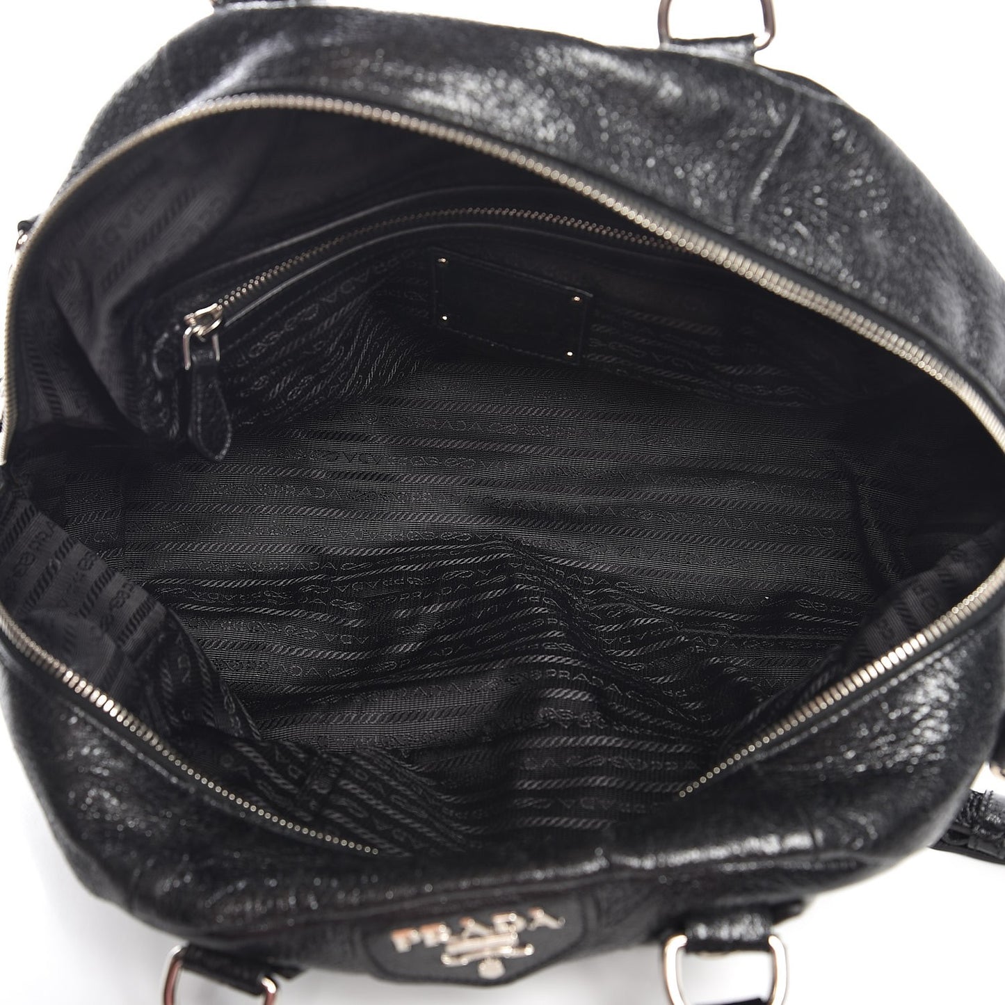 Cervo Lux Chain Shoulder Bag Black