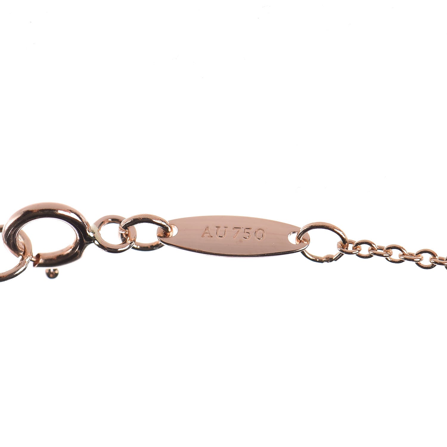 Tiffany 18K Rose Gold 9mm Elsa Peretti Bean Pendant Necklace 7 of 8