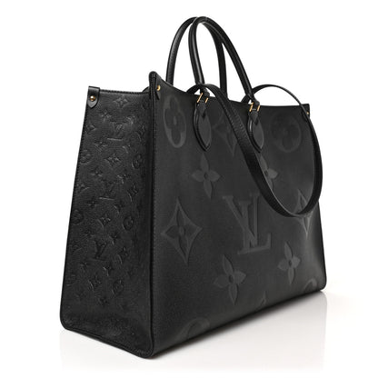 Louis Vuitton Empreinte Monogram Giant Onthego GM Black 3 of 8