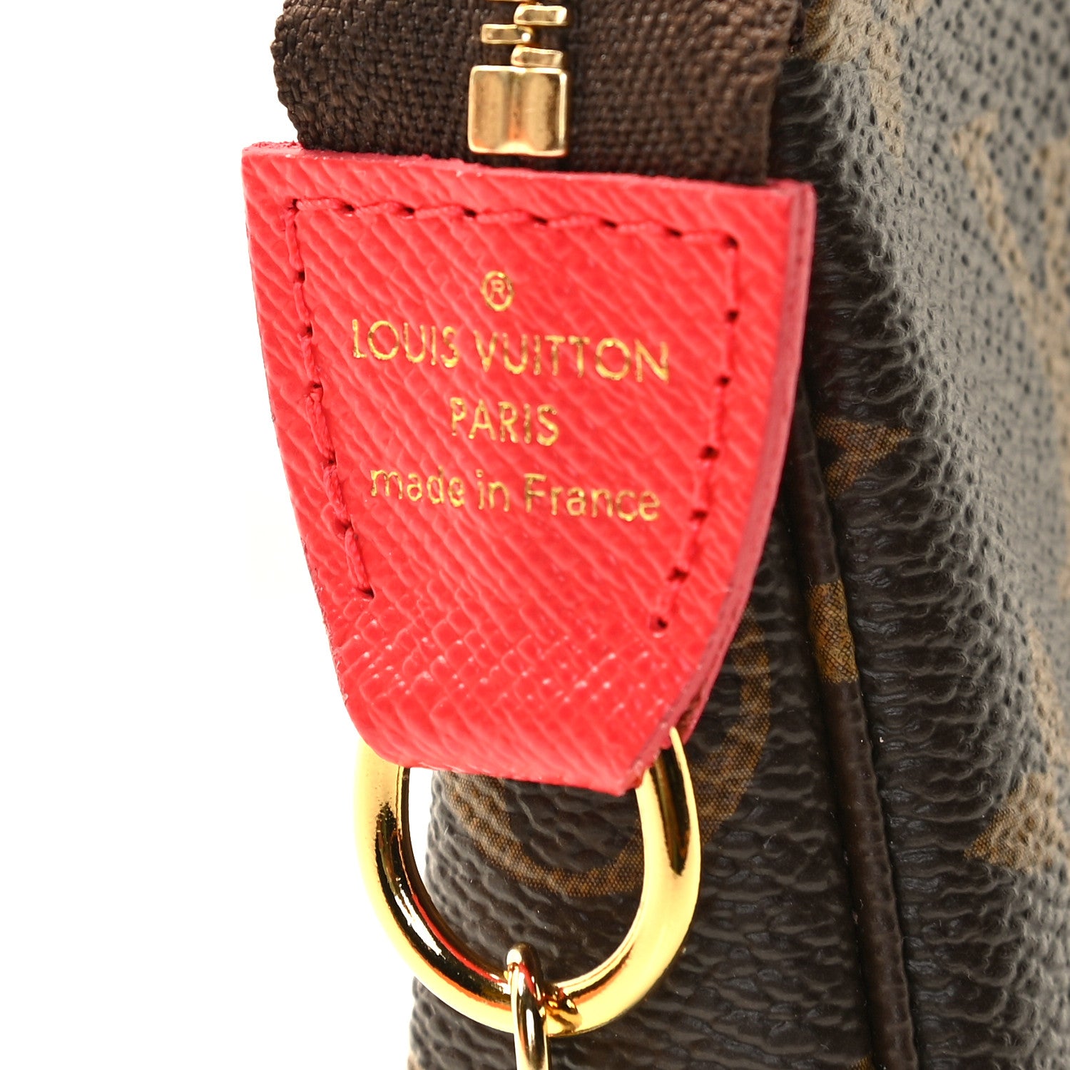 Louis Vuitton Monogram 2021 Christmas Animation London Mini Pochette Accessories Red 7 of 8