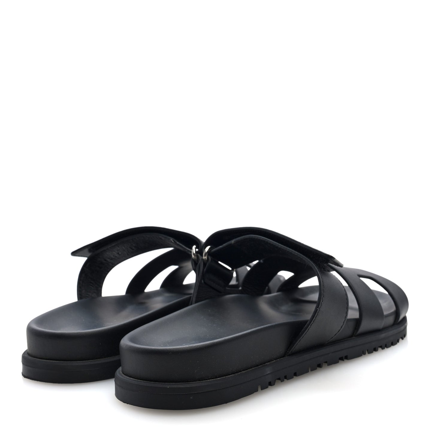 Calfskin Womens Chypre Sandals 38 Black