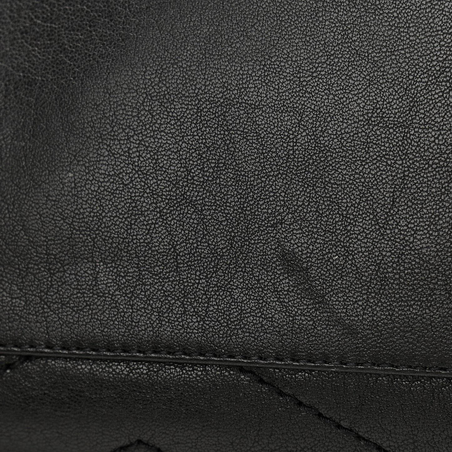 Vintage Lambskin Chevron Monogram Medium Nolita Black