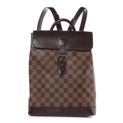 Louis Vuitton Damier Ebene Soho Backpack 1 of 13