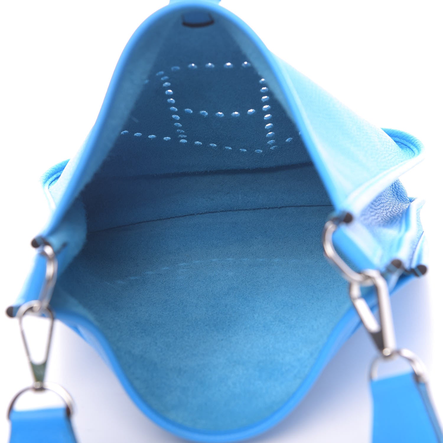 Hermes Taurillon Clemence Evelyne III PM Bleu Zanzibar 5 of 11