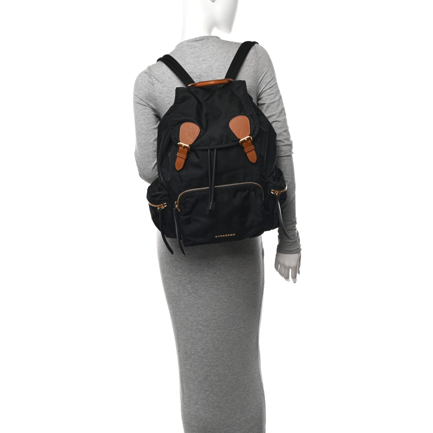 Burberry Nylon Medium Rucksack Backpack Black 2 of 12