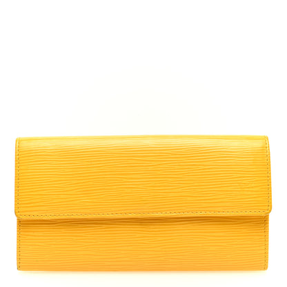 Louis Vuitton Epi Sarah Wallet Citron 1 of 6