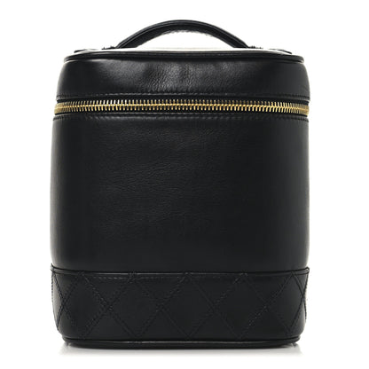 Chanel Lambskin Vanity Cosmetic Bag Black 1 of 8