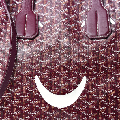 Goyard Goyardine Voltaire Smile Tote Burgundy 9 of 9