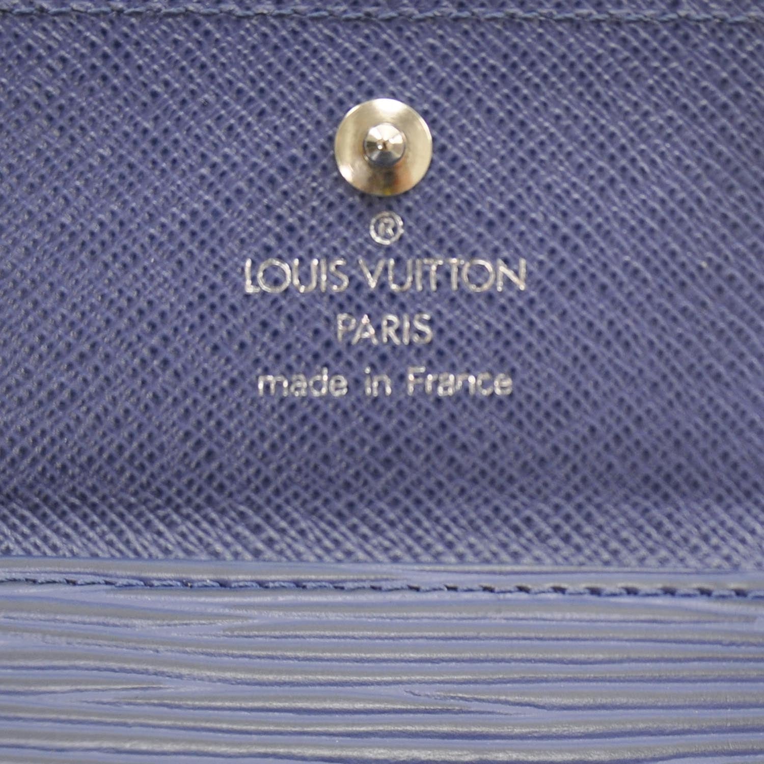 Louis Vuitton Epi Ludlow Wallet Blue 5 of 6