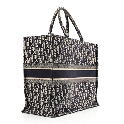 Christian Dior Oblique Book Tote Blue Multicolor 3 of 17