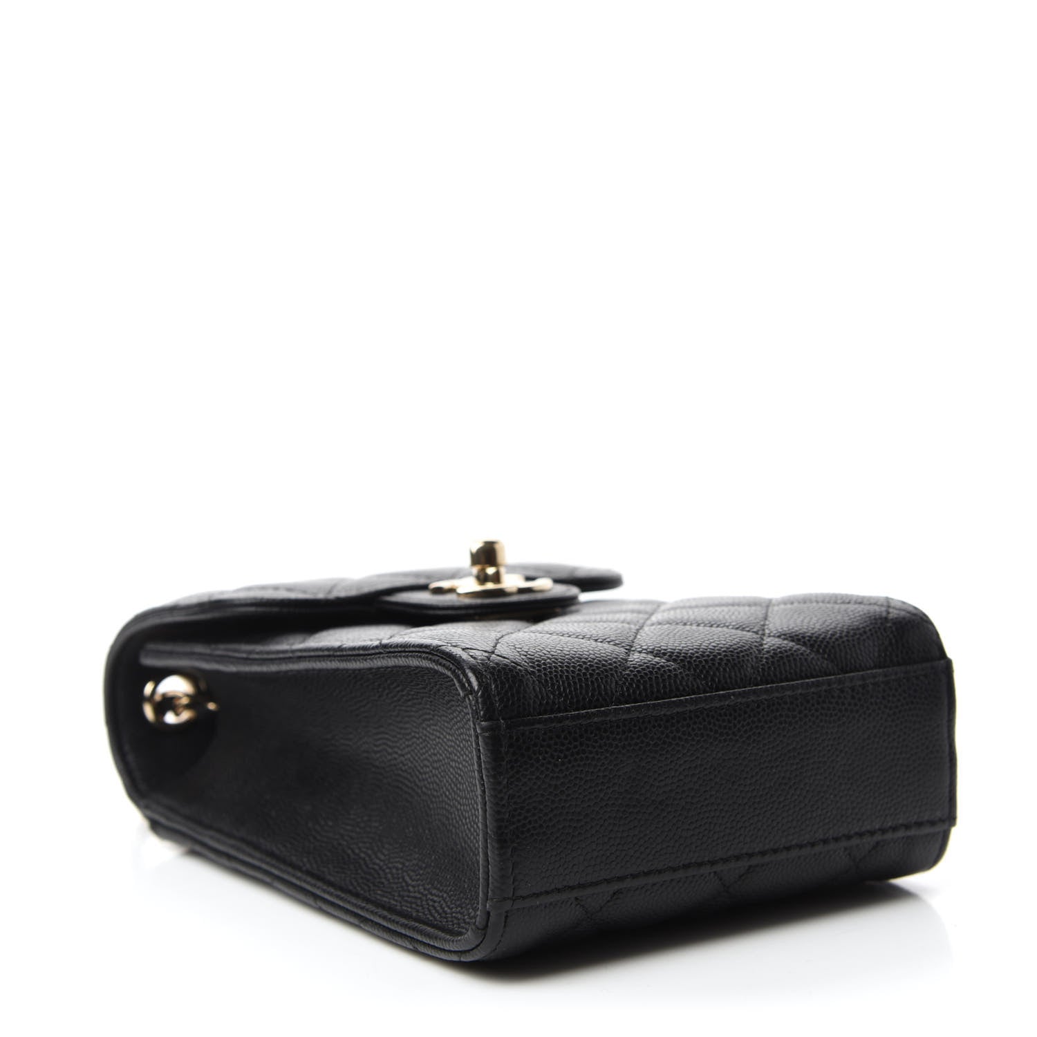 Chanel Caviar Quilted Classic Phone Holder Black 4 of 12