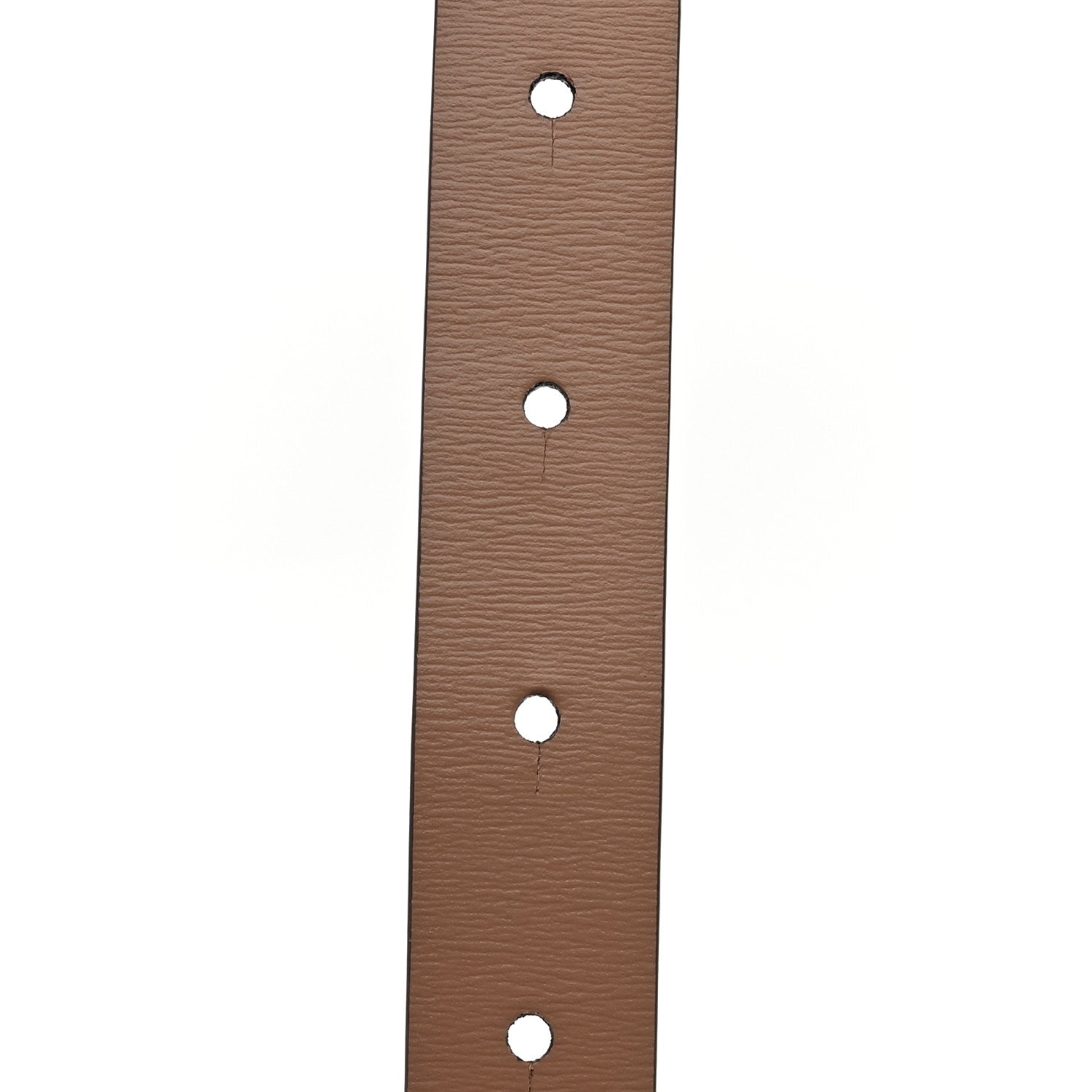 Valentino Garavani Glossy Calfskin VLogo Reversible 20mm Belt 80 32 Light Ivory Rose Cannelle 5 of 7