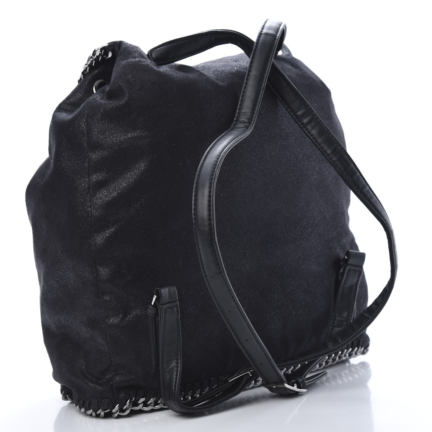 Stella McCartney Shaggy Deer Falabella Backpack Black 2 of 11