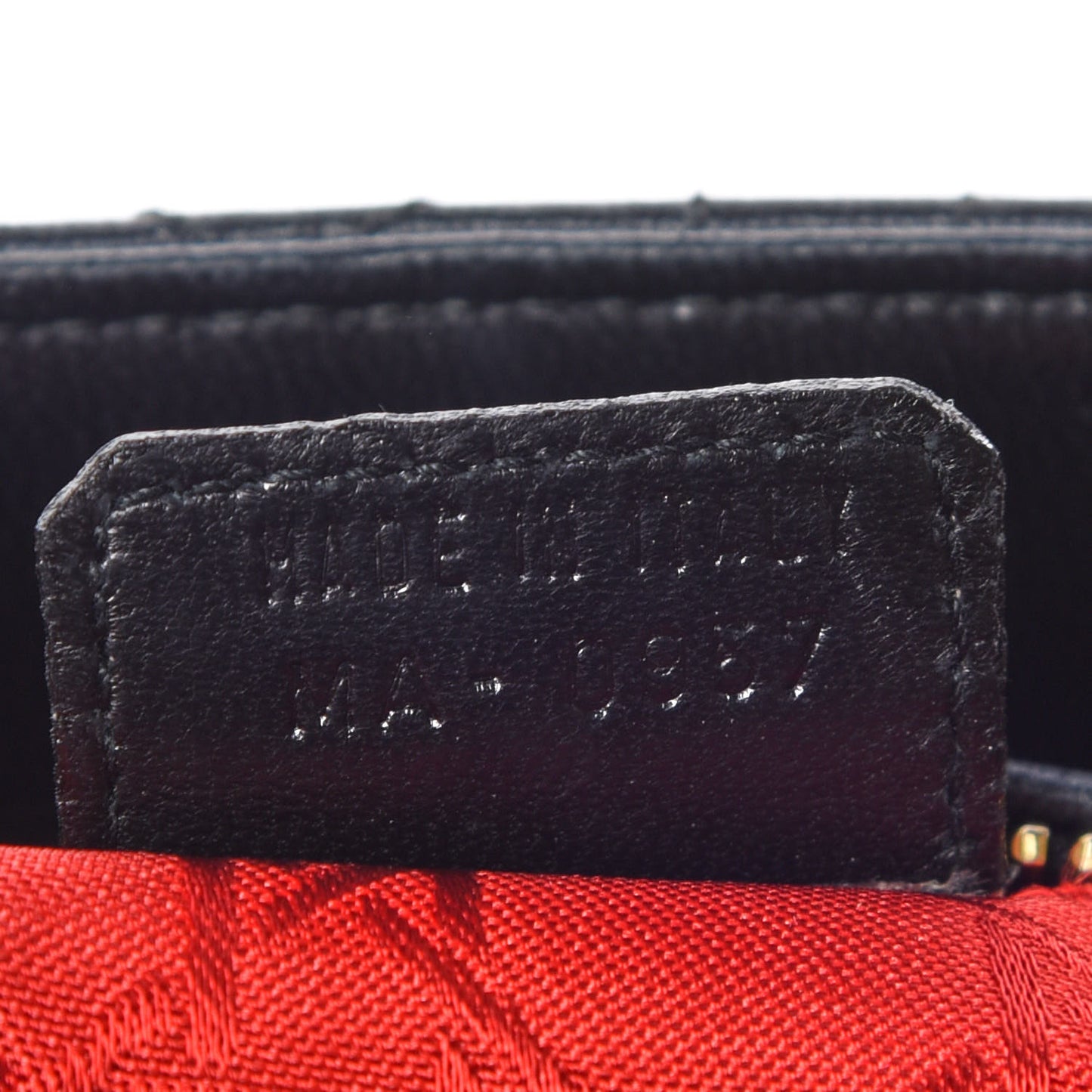 Lambskin Cannage Medium Lady Dior Black