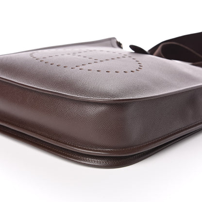 Hermes Epsom Evelyne II PM Chocolate 9 of 10