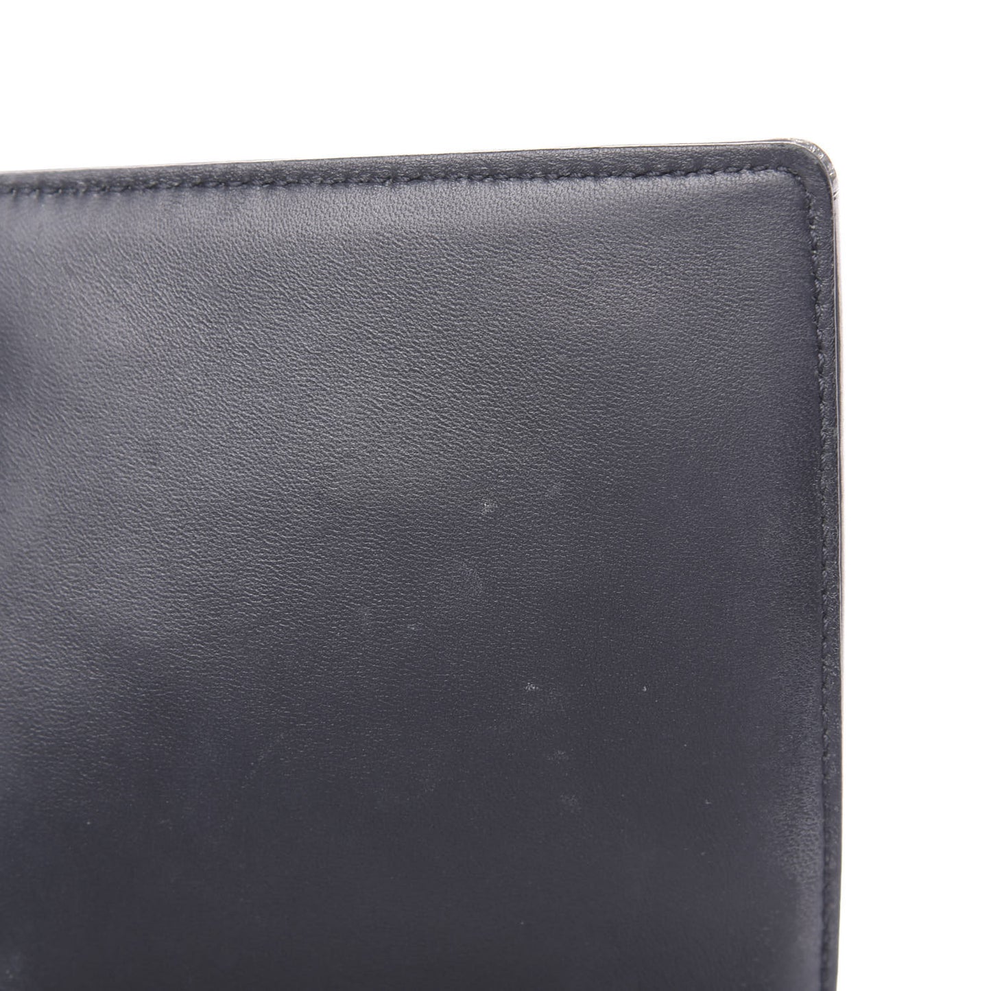 Metallic Patent Micro-Cannage Medium Diorama Flap Bag Silver